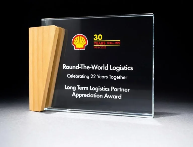 SHELL - LONG TERM LOGISTICS PARTNER APPRECIATION AWARD